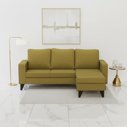 Image of The MM Furniture store Premium Fabric Sofa - Camel (4 Seater - RHS)