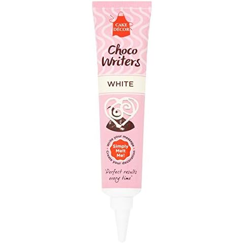 Cake Décor Choco Writers White, 80g Cover