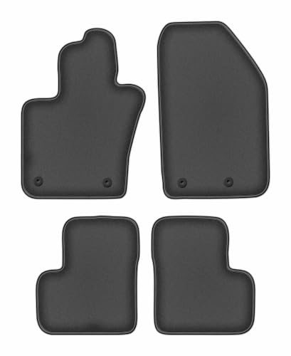 Tapis de Sol pour Alfa Romeo Tonale Durban - Set en Velours Premium Style Graphite pour SUV 965