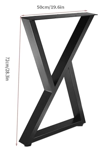 Pieds de table en métal pour banc intérieur et support de table basse en acier - 3