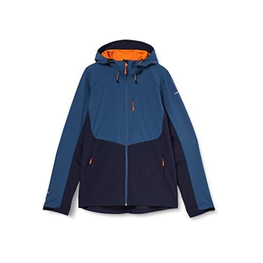 ICEPEAK herr barnes softshell jacka, mörkblå, 56