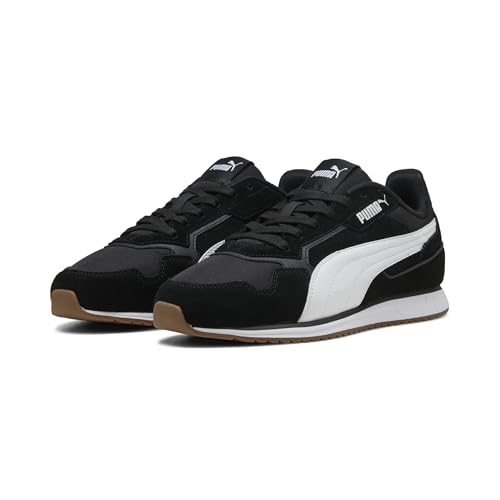 Puma Men's St Miler Shoes Sneaker, White-Black-Gum Ah25, 8.5 by PUMA - Image 2