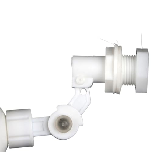 Válvula de bola flotante para tanque de agua con rosca de 1/4 regulable blanca 3