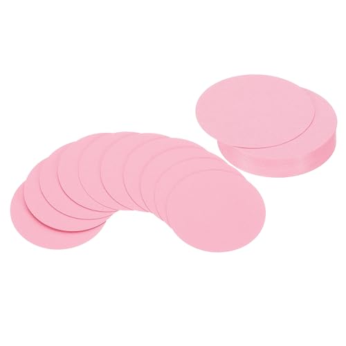 PATIKIL 2inch Circle Card Stock, 36Pcs Round Shape Cutouts Paper Thick Cardstock Coaster for DIY Craft Projects Classroom Bulletin Board Decor, Pink