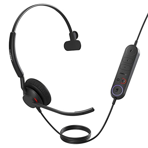 Jabra Engage 40 Mono USB casque de bureau filaire avec contrôleur d'appels intégré
