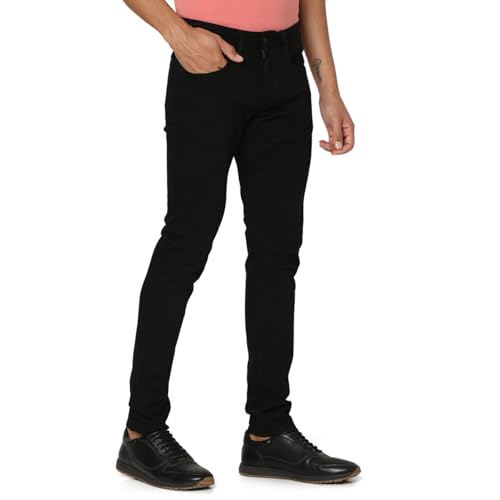 Image of Spykar Men's Slim Fit Low Rise Casual Jeans