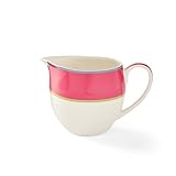 Spode Kit Kemp Calypso 12oz Pitcher | Vibrant Pink | Porcelain | Dishwasher and Microwave Safe | Creamer Jug for Tea and Coffee | Fabulous Gift | Home & Gathering Use