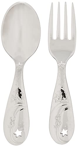 Reed & Barton 2 Piece Feeding Set, Sweet Dreams,Silver