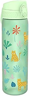 Ion8 Leak Proof Slim Water Bottle, BPA Free, Leopards, 500ml (18oz)