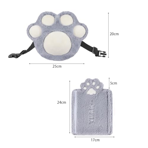 Image of Car Travel Pillow for Kids Car Seat Pillow Cute Cartoon Travel Pillow Cushion Breathable Head and Body Support Pillow for Sleeping Travel Neck Rest (Grey(Pillow+ Seatbelt Cover))