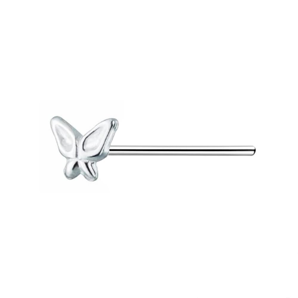 Via Mazzini 92.5-925 Sterling Silver Chandi Butterfly Nose Pin Stud for Women and Girls (NR0328) 1 Pc (B0D89YZS7G) Amazon Price History, Amazon Price Tracker