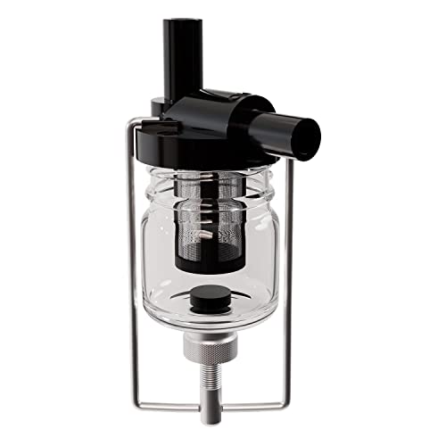 Biroller BRGBPF1 Bowl Inline Petrol Fuel Filter Magnetic Glass Long- Lasting Electra & Standard Motorcycle Carbureted and Bullet Bikes.