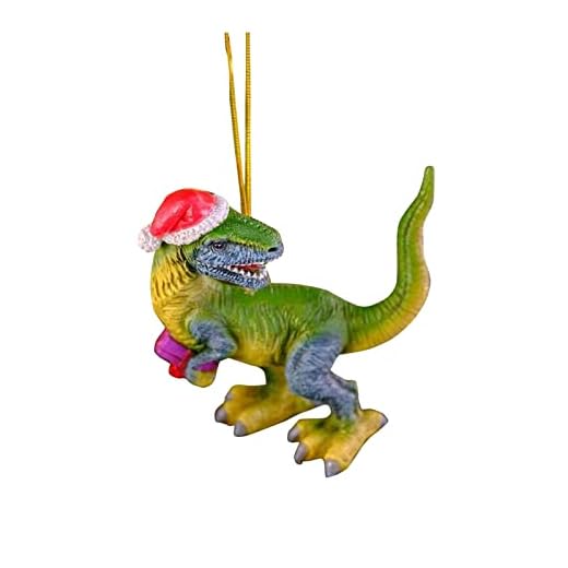 Colgante De Dinosaurio Decoración Navideña Adornos Colgantes Navidad Decoración Del Hogar Macetas Colgantes De Vidrio (B, Talla Única)