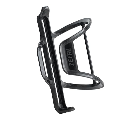 ZEFAL Pulse S2 Izquierda Portabidon Bicicleta Carbono   Portabidon Lateral   Portabidón Bicicleta Ligero para Cuadros Pequeños   28g   Made in France