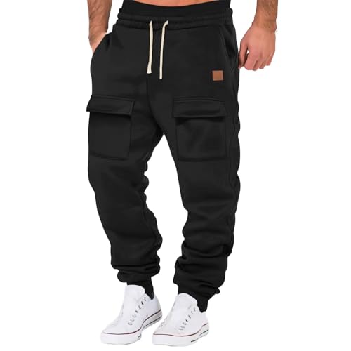 Pantalon de jogging homme couleur unie pour éliminer l'inconfort au quotidien