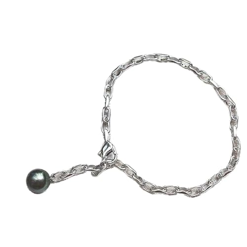 [理光パール] 南洋黒真珠ブレスレット