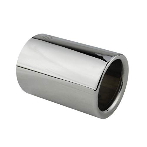 L & P A306 2 uitlaatkleppen, eindpijp, chroom, roestvrij staal, gepolijst voor F20 F21 125i 125d 225d F30 F31 325d 330d… - Afbeelding 3