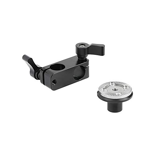 Support de rosace M6 contre les vibrations avec double serrage vertical 15 mm