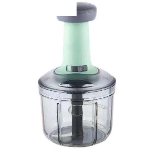 Quick & Easy Square 6 Blade Push Chopper Push N Chop Hand Press Vegetable Chopper with Easy Push and Close - 1000 REV-P041-image-43