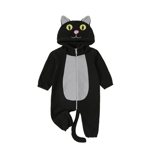 Disfraz de Gato Negro para Bebé 6-12 Meses miniatura 2