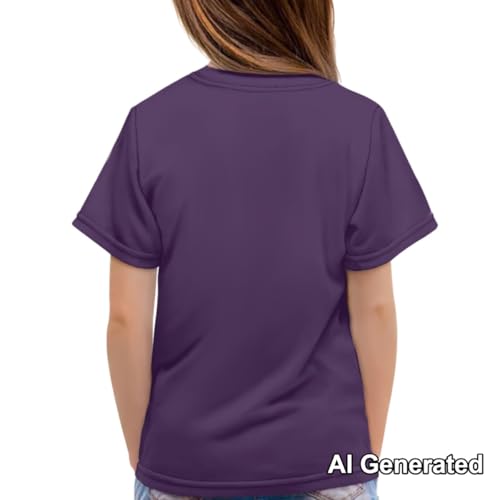 Image of Xhuibop Kids T Shirts for Boys Size 3-16 Girls Short Sleeve Sportswear Active Tops