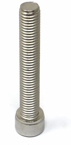Image of iexcell 4 Pcs M12 x 75mm Thread Pitch 1.75 mm Stainless Steel 304 Hex Socket Head Cap Screws Bolts Kit