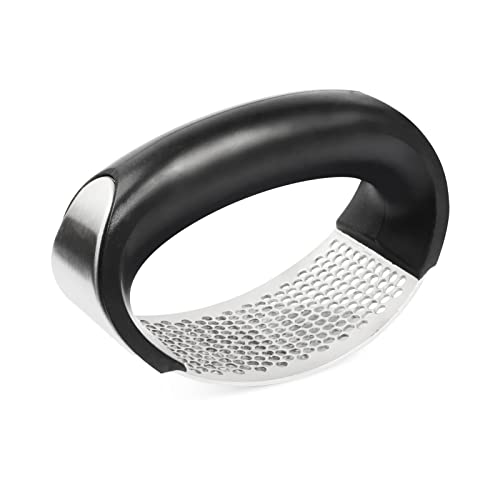  Presse-ail à bascule en acier inoxydable, hachoir