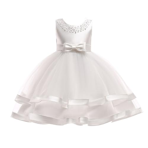 Vestido de niña elegante y casual con estampado floral para el verano