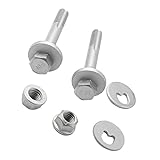 2x Rear Lower Suspension Accentrix Arm Fitting Camber Bolt Kit Compatible With Ford Focus Mk1 Mk2 C-Max Mondeo Mk4 S-Max Galaxy Volvo C30 S40 S60 S80 V50 XC60 Mazda 3 5 1456980 3M515K978AE Control Arm - Image 7