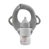 Baby Bottle Holder Hands Free, Self Feeding Baby Bottle, Plush Bottles Support Pillow, Adjustable Feeding Pillow for Infants & Toddlers, Soft, Washable, and Safe for Newborns (No Bottles)