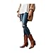 Women Western Fashion Boot Bracelet Gold Metal Chain Links Heels Shoe Black Fabric Strap Band BC100