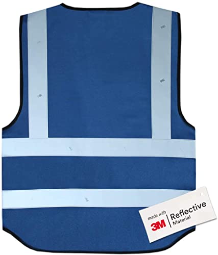 Salzmann 3M Multi-Pocket Working Vest - Reflective Vest - Made With 3M Reflective Material #TOP3