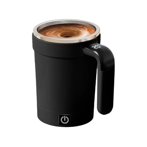 Generico Con Agitazione Automatica - Da Caffè Con Agitazione Automatica, Bicchiere Per Frullare Ricaricabile | Tazze Da Caffè Con Agtazione Magnetica Automatiica Per Bevande Al Latte E Cacao Comple