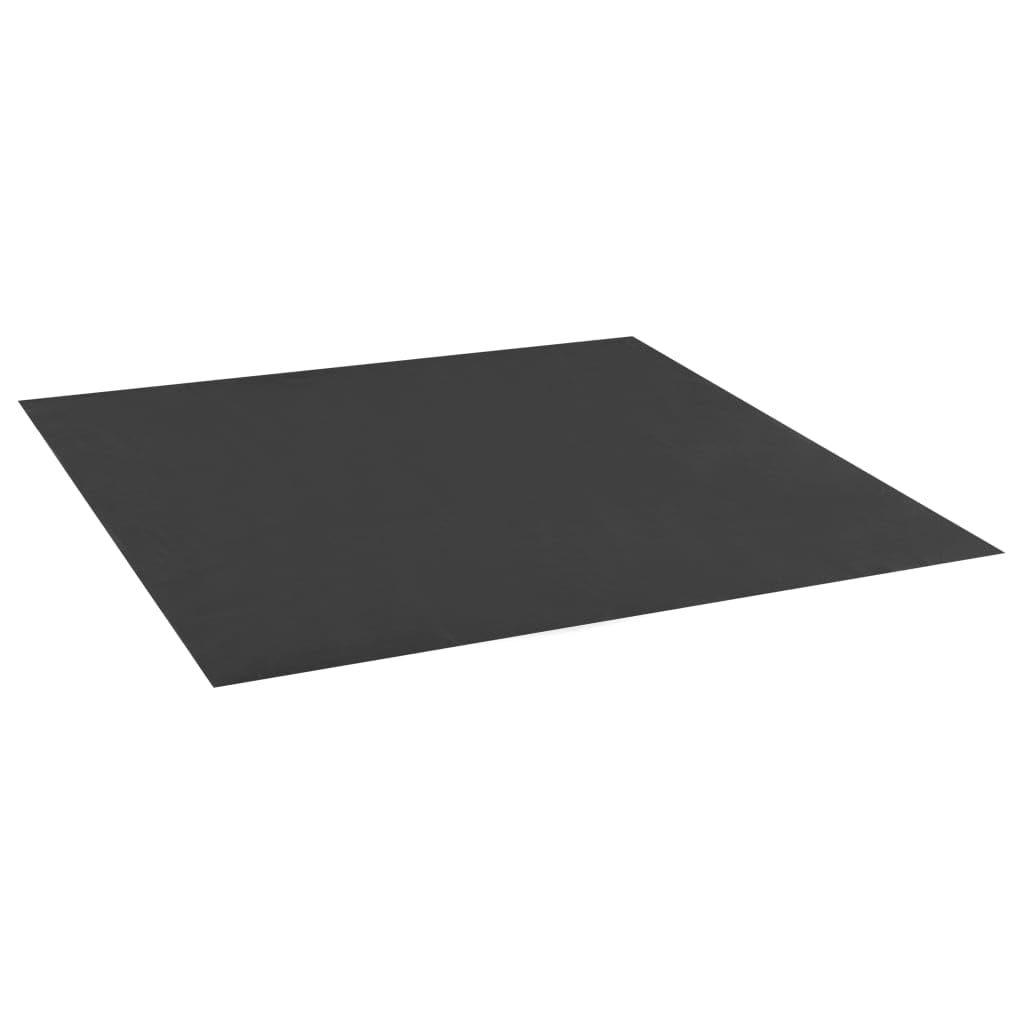 vidaXL Durable and Customizable Sandpit Liner for Outdoor Play Areas, Size 120x110 cm, Black Polyethylene Material, Water Permeable