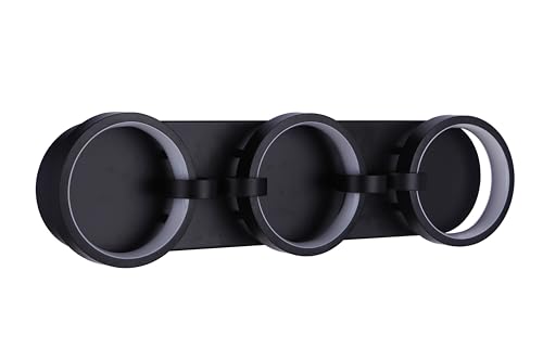 Craftmade Context 24 in. 3-Light Flat Black Finish Integrated LEDVanity Bar with PVC by Craftmade - Used condition - US$46.62