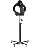 COTCLO Stand Dry Hood para Peluquería, Secador de Pelo de 950 W con Base Y 4 Ruedas, Vaporizador de Pelo para Teñir Y Peinar el Cabello para Peluquería,...