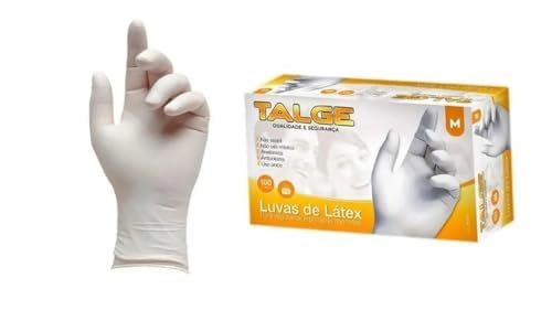 Luva Talge Latex Procedimento Com Pó Tamanho M