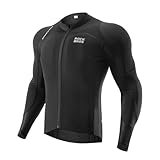 ROCKBROS バイク ジャケット プロテクター 夏 メッシュ インナープロテクター CE規格 EN1621 胸 肩 肘 背中 ソフトプロテクター 衝撃吸収 通気 クールマックス 吸汗速乾 取り外し可能 バイクウェア メンズ L/XL