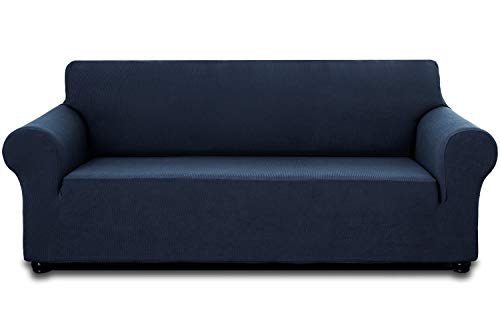 ソファーカバー 3人掛け 肘付き 撥水 無地 200-240cm AZAMIA 一体型 ストレッチ 肘ありソファー保護カバー ぴったりフィット式 伸縮素材 縦横弾力 柔らかい 滑り止め 汚れ防止 四季適用