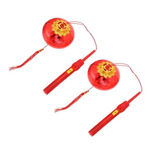 AUTSUPPL 2pcs Year Glowing Lanterns Decorative Spring Festival Pendant Design for Holiday Decor Boys and Girls Friendly for Scene Lantern Decor and Celebrations