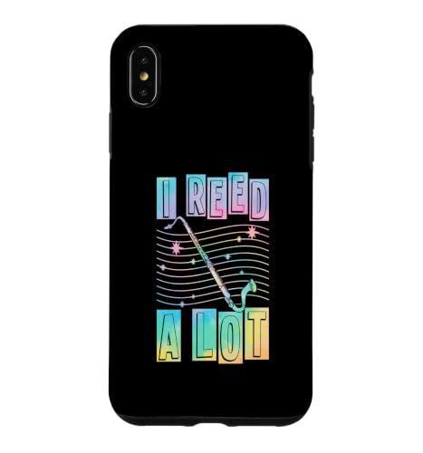 I Reed A Lot Funny Bass Clarinet Pun ���[���A �X�}�z�P�[�X iPhone XS Max �p