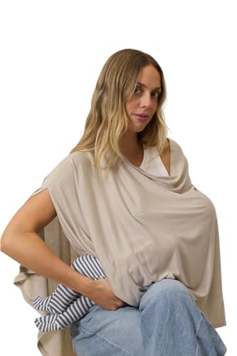 Solly Baby Nursing Cover, Ultra-Breathable, Lightweight Breastfeeding Cover-Up, Buttery-Soft Fabric, Universal Fit, Postpartum Essentials, Newborn Must Haves, Spelt