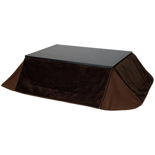 こたつ布団セット SJ-K37-IR (G/天板ブラック・布団ダークブラウン)