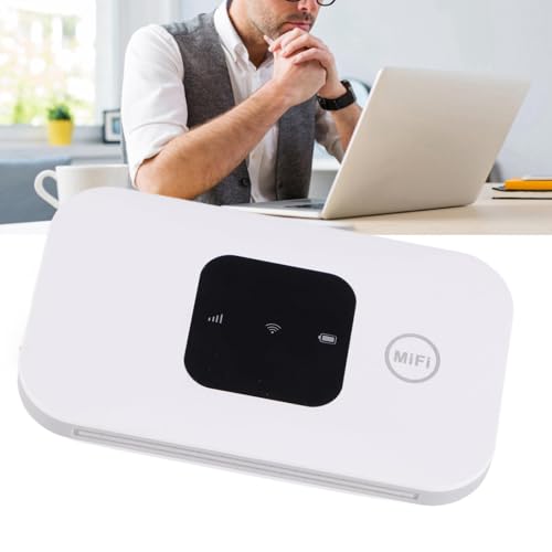 Image of Portable Device, High Speed White Portable Small 4G Mobile Hotspot Router for Phone Laptop Desktop Tablet