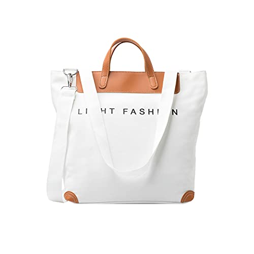 PORRASSO Women Shoulder Bag Casual Handbag Ladies Large Crossbody Bag Canvas