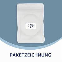 Innfeeltech 150pcs hohe Qualität SMD-Widerstand Kit 1206 1/4W 1K Ω ±1% – Ansicht 6