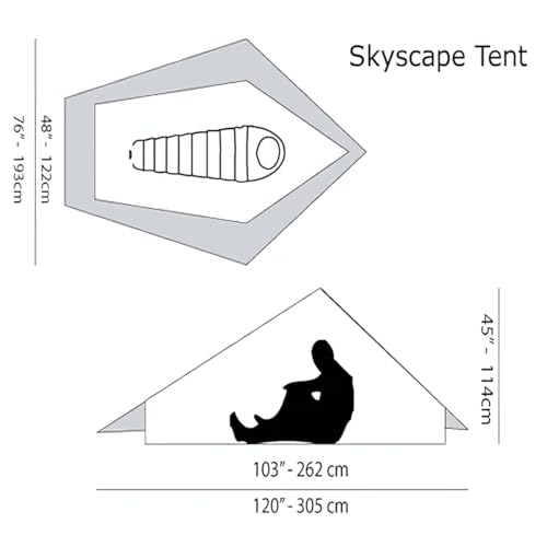 Carpa mochila para 1 persona Six Moon Designs Skyscape Scout miniatura 6