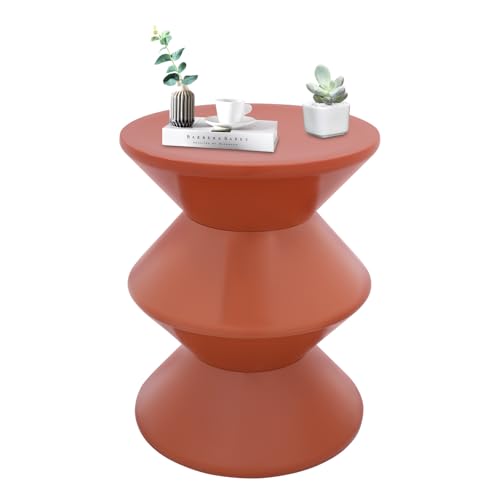 17.7 inch Modern Round Side Table Creative Round End Table,