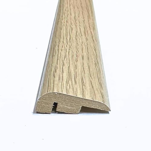 Hawaii Oak Laminate & Wood Flooring Section Transition Bar MDF Threshold Strip End Edge Profile Door Trim Moulding Oak (1, 900mm (2ft 6))