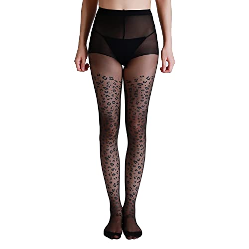 Image of Sahabowi Women Tights, Sheer High Waist Pantyhose, Vintage Control Top Stockings, Siwa 2